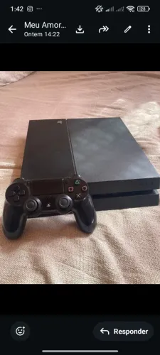 Venda de PS4 Fat 500 gb, 1 manete original e 2 jogos 