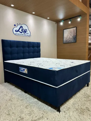 Cama Box Solteirão Molas Ensacadas Ouro luxo - Ley Colchões