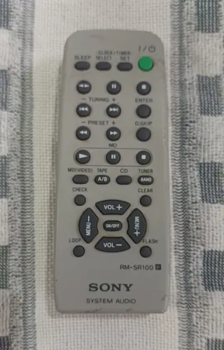 Controle remoto Sony system sr100