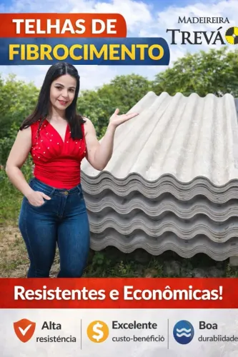 Telhas fibrocimento 