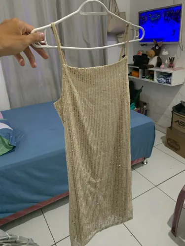 Vestido marisa paetê 