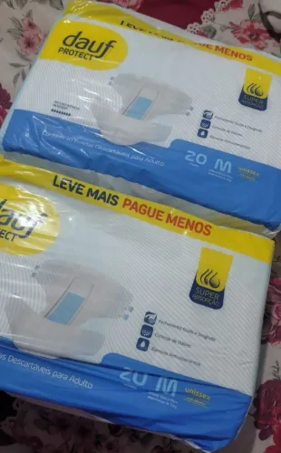 2 pacote de fralda geriatra adulto (M)