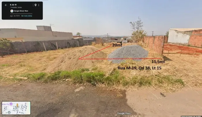 Lote 230m2 em Trindade GO - Monte Cristo
