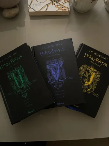 Trilogia Livros Harry Potter - Edição Casas