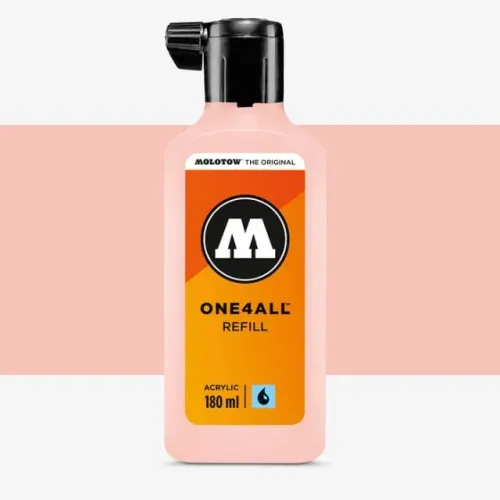Tinta acrílica MOLOTOW ONE4ALL 180ml - Ref. 207 Skin Pastel (Laranja pastel)
