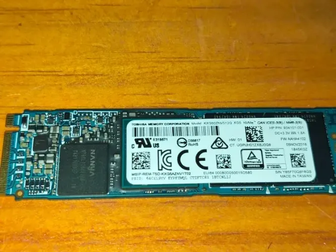 NVME TOSHIBA 500GB