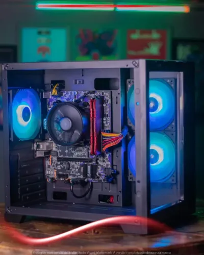 Computador Gamer Ryzen 5 5600g, 16gb Ram, 240gb Ssd + 1tb Hd, Vega 7