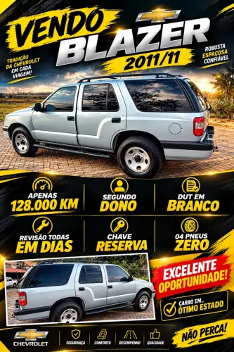 Chevrolet S10 Blazer Advant. 2.4/2.4 MPFI F.power 2011