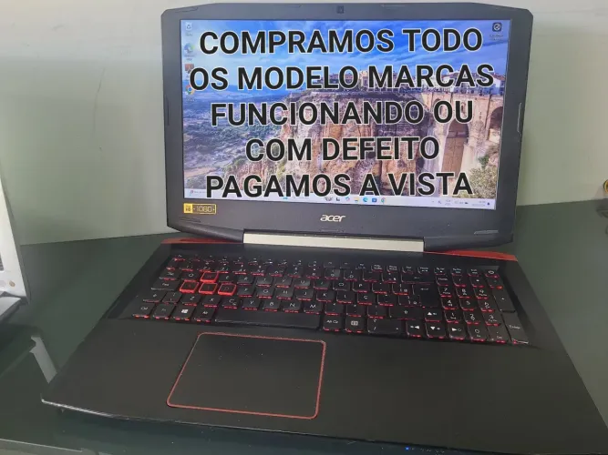 Notebook Asus acer dell e outros com defeito ou funcionando 