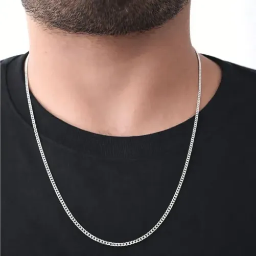 Cordão Prata 925 Pura masculino grumet