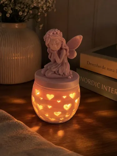 Luminária Fada Encantada - Impressão 3D
