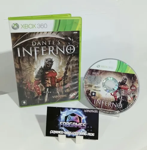 Jogo Xbox 360 original DANTES do INFERNO. Aqui na LOJA FABGAMES