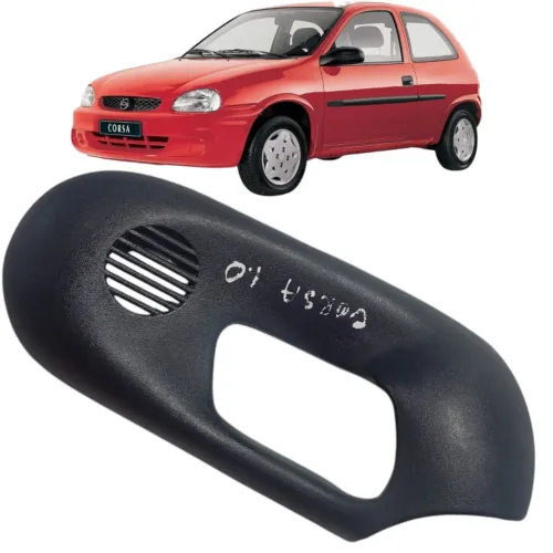 Moldura Macaneta Interna Lado Direito Gm Corsa 1994 2010 Preto Dianteira