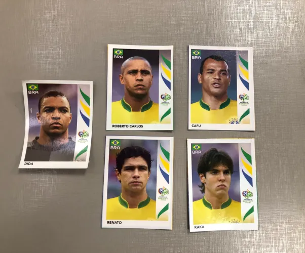 Figurinhas Copa 2006 Recortadas - Brasil