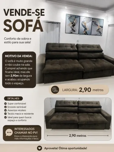 Sofa semi novo