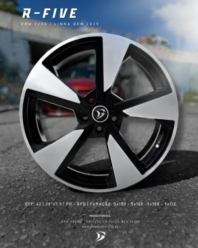Aro 20 5x100 R-Five Lançamento 