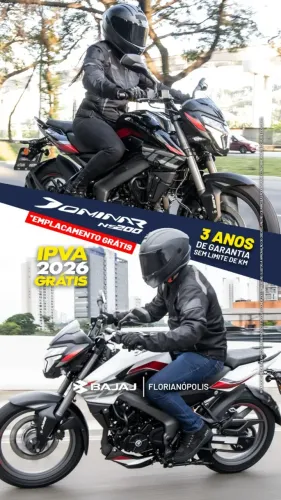 NS 200 O Km  2026 Bajaj  S/ Entrada!!! Primeira  Parcela só pra Agosto !! 