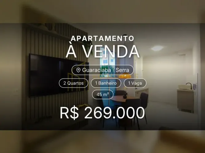 Apartamento reformado no Guaraciaba - Serra ES, ideal para quem busca conforto!