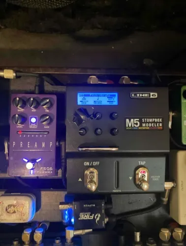 Line 6 M5 e Flamma preamp