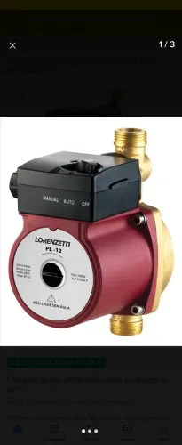 Vendo Pressurizador Lorenzetti