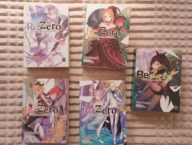 RE:ZERO LIGHT NOVEL 1,4,8,16 E 22