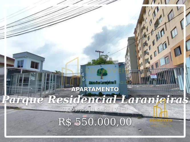 Ideal para famílias: Apartamento no Parque Residencial Laranjeiras