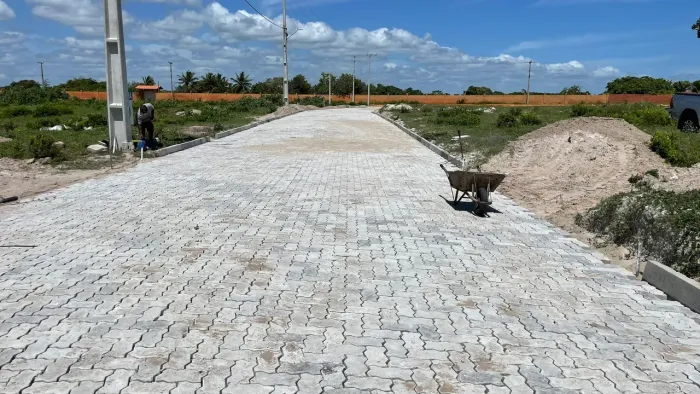 Calçamento entrertravado