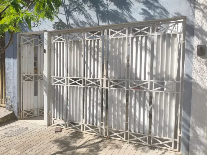 Portão social + portão de garagem