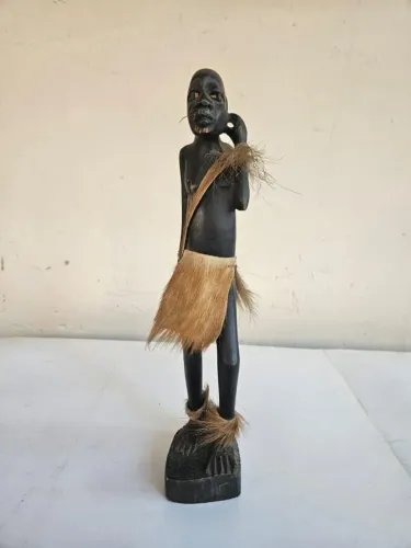 Escultura AFRICANA EM ÉBANO anos 60