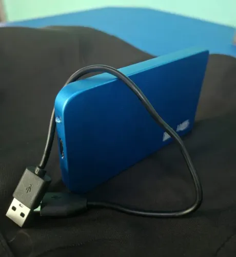 SSD externo 500gb Azul ultra velocidade