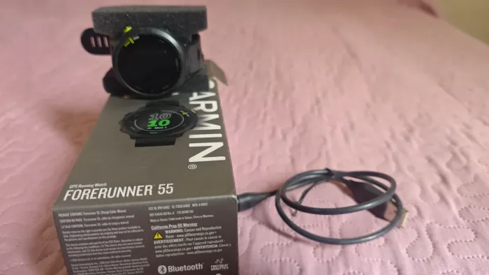 GARMIN FORERUNNER 55 PRETO<br><br>-<br><br>PRETO