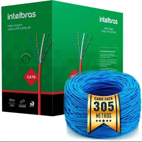  Cabo cat6 100% cobre