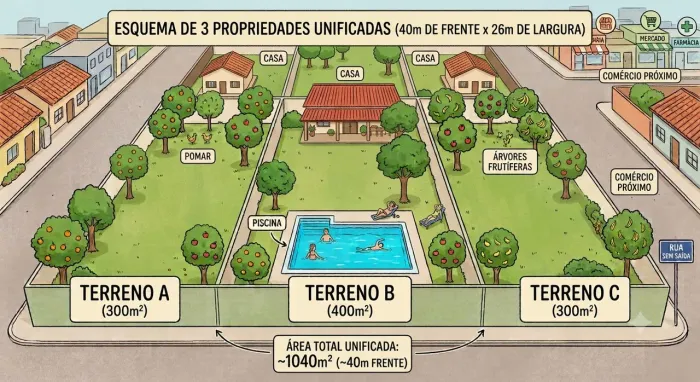 Oportunidade única no Porto da Lagoa 1000m2