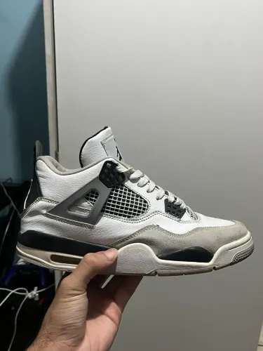 Tênis air jordan 4 military black