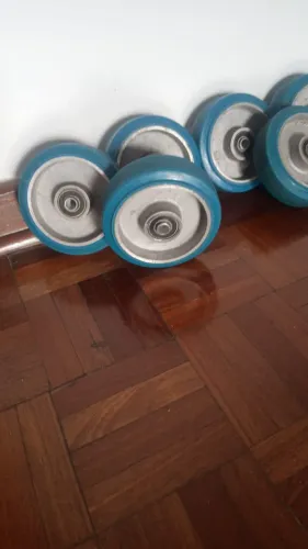 RODA DE POLIURETANO 5 POLEGADAS 250 KG
