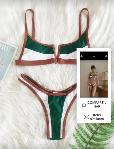 Biquine NOVO Shein - perfeito para o carnaval 