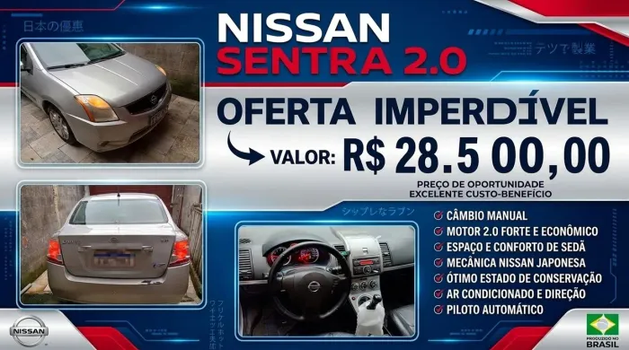 Nissan Sentra 2.0/ 2.0 Flex Fuel 16V Mec. 2010