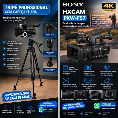 Filmadora Sony HXR-NX3 NXCAM 