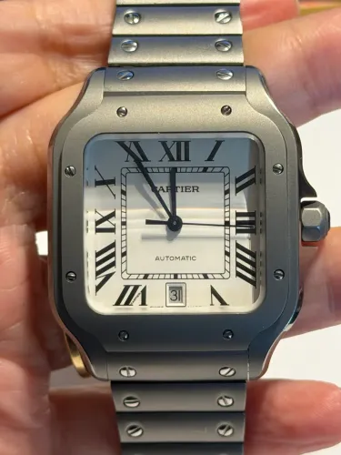Cartier Santos 40 mm - Automático - movimento Miyota 9015 - padrão BVF