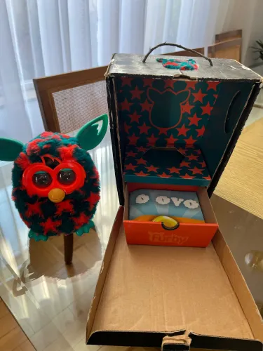Furby Boom Hasbro Orange Stars