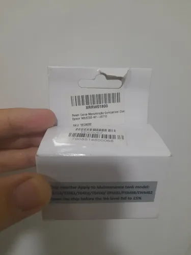 Reset caixa manutenção linha Epson