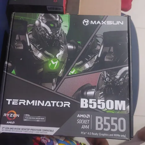 Placa Terminator mãe B550 Am4
