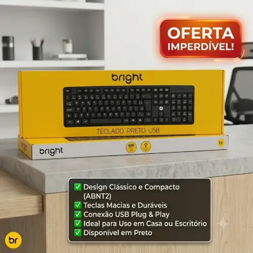 Teclado USB Pc e Notebook