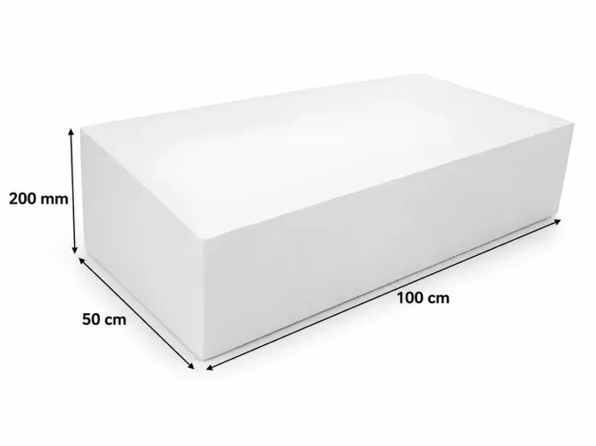 Placa Bloco de isopor Eps 100x50