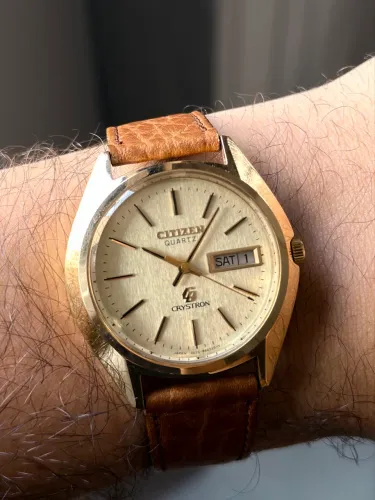 Relógio Citizen Crystron Quartz Vintage