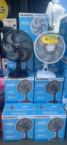 VENTILADOR MONDIAL 30 CM NOTA FISCAL E GARANTIA ?