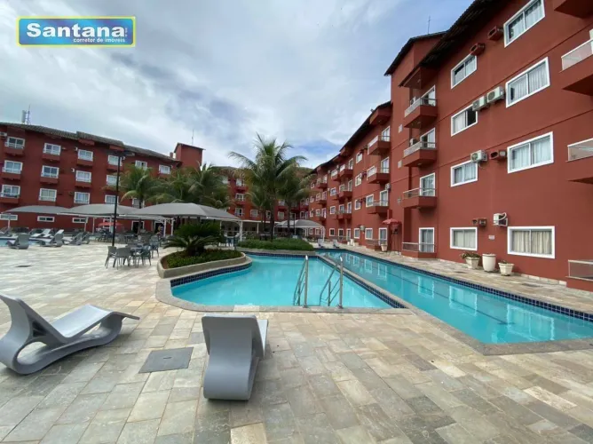 Apartamento com 1 dormitório à venda, 27 m² por R$ 80.000 - Lagoa Flat Hotel Caldas Novas/