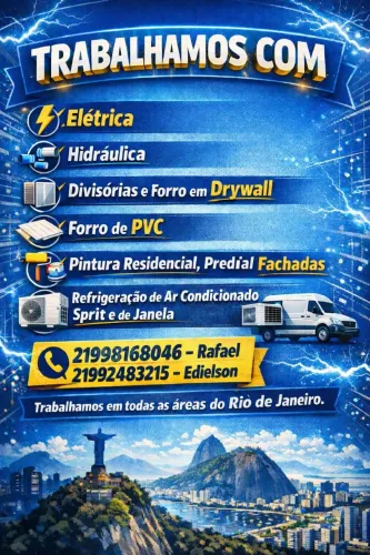 Mão de obra profissional.