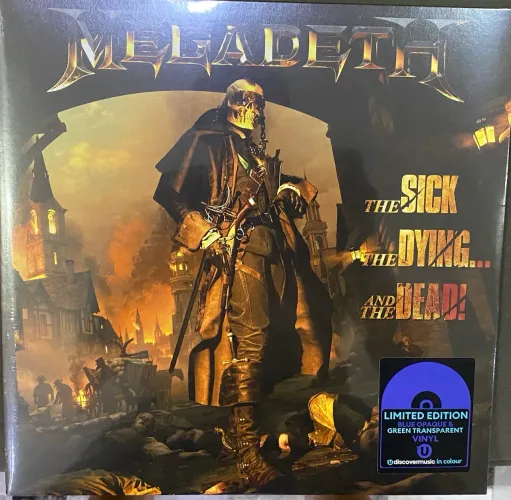 Lp Megadeth - The Sick, The Dying Vinil Coloured (2lp) 2022 (importado)