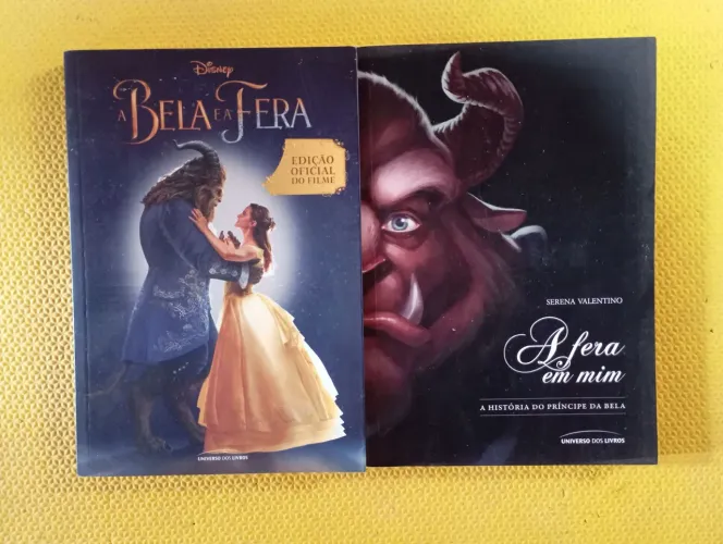 2 livros a bela e a fera